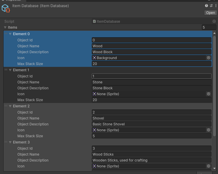 Crafting Editor Screenshot